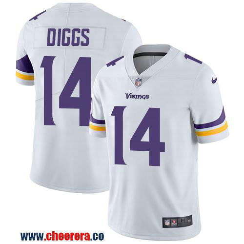 Nike Stefon Diggs Minnesota Vikings white Vapor jersey
