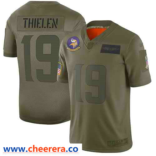 Nike Adam Thielen Minnesota Vikings camo Salute To Service jersey