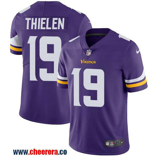 Adam Thielen Minnesota Vikings purple Vapor jersey