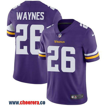Nike Trae Waynes Minnesota Vikings purple Vapor jersey