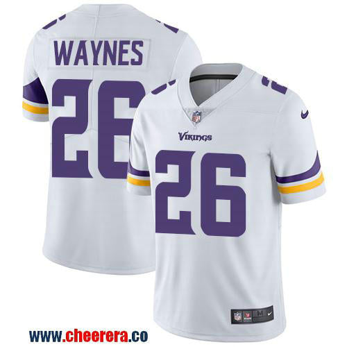 Nike Trae Waynes Minnesota Vikings white Vapor jersey