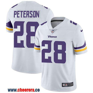 Nike Adrian Peterson Minnesota Vikings white Vapor jersey