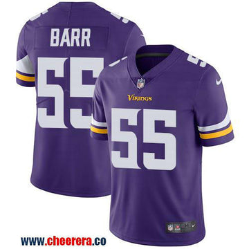 Nike Anthony Barr Minnesota Vikings purple Vapor jersey