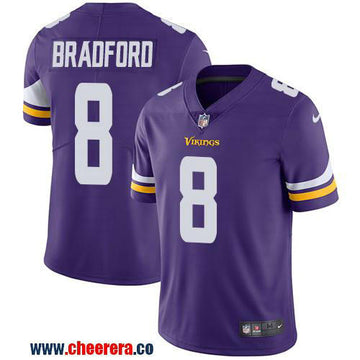 Nike Sam Bradford Minnesota Vikings purple Vapor jersey