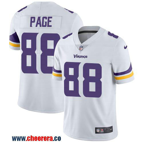 Nike Alan Page Minnesota Vikings white Vapor jersey