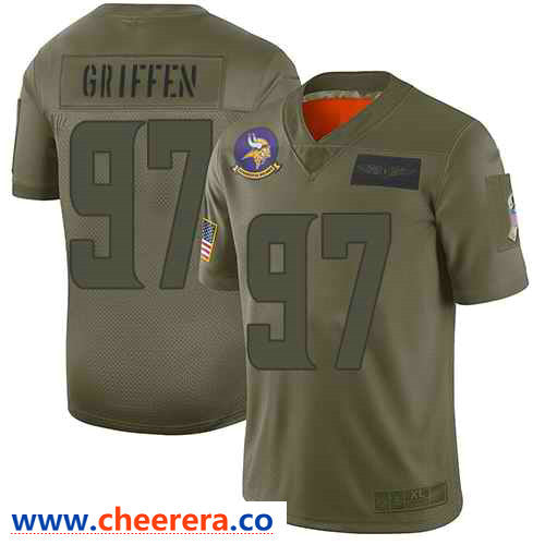 Nike Everson Griffen Minnesota Vikings camo Salute To Service jersey