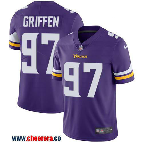 Nike Everson Griffen Minnesota Vikings purple Vapor jersey