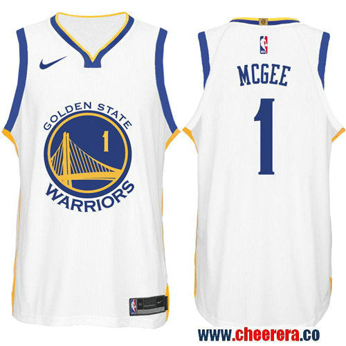 Nike NBA JaVale McGee Golden State Warriors white jersey