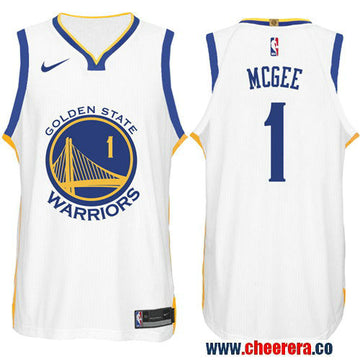 Nike NBA JaVale McGee Golden State Warriors white jersey