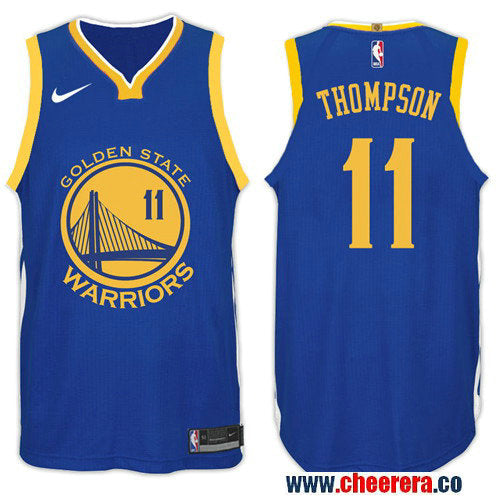 Nike NBA Klay Thompson Golden State Warriors blue jersey
