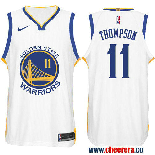 Nike NBA Klay Thompson Golden State Warriors white jersey