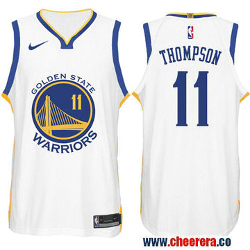 Nike NBA Klay Thompson Golden State Warriors white jersey