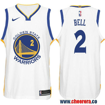Nike NBA Jordan Bell Golden State Warriors white jersey