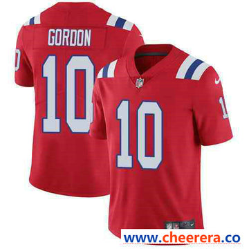 Nike Josh Gordon New England Patriots red Vapor jersey