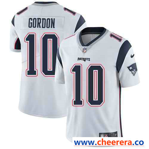 Nike Josh Gordon New England Patriots white Vapor jersey