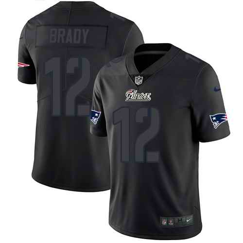 Nike Tom Brady New England Patriots black Limited jersey