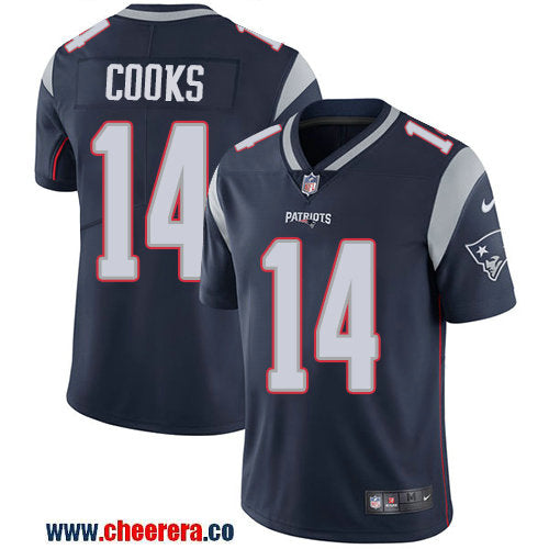 Brandin Cooks New England Patriots navy Vapor jersey