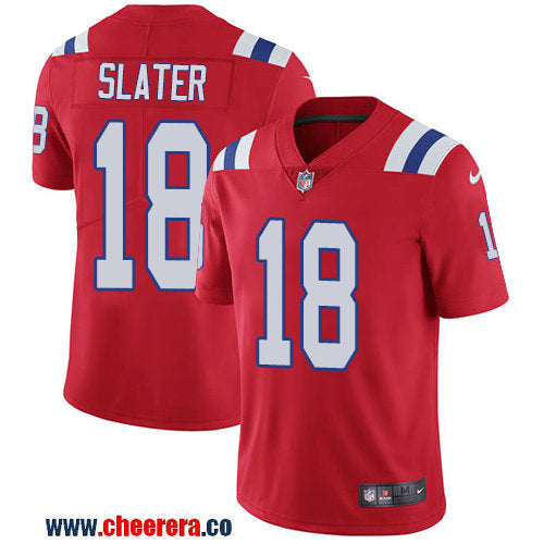 Nike Matt Slater New England Patriots red Vapor jersey