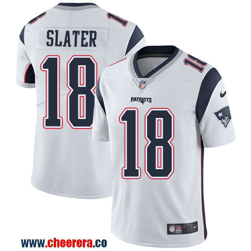 Nike Matt Slater New England Patriots white Vapor jersey