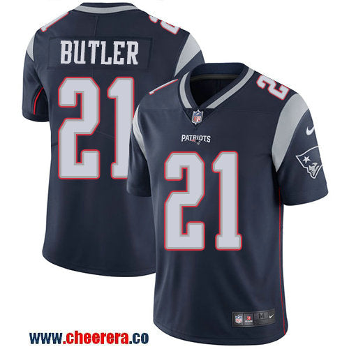 Nike Malcolm Butler New England Patriots navy Vapor jersey