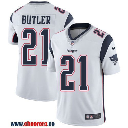 Nike Malcolm Butler New England Patriots white Vapor jersey