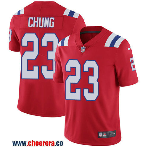 Nike Patrick Chung New England Patriots red Vapor jersey