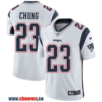 Nike Patrick Chung New England Patriots white Vapor jersey