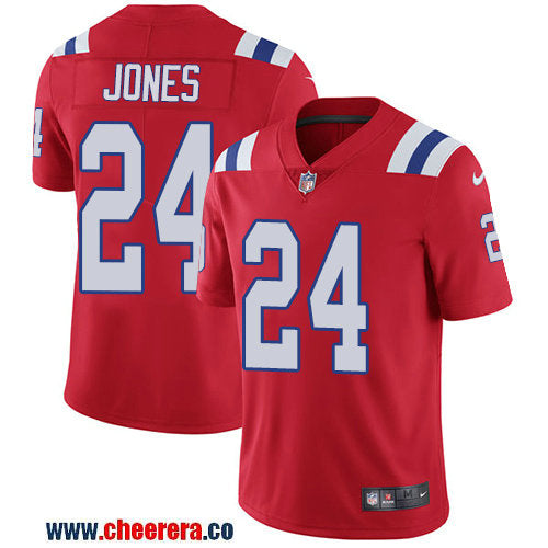 Nike Cyrus Jones New England Patriots red Vapor jersey