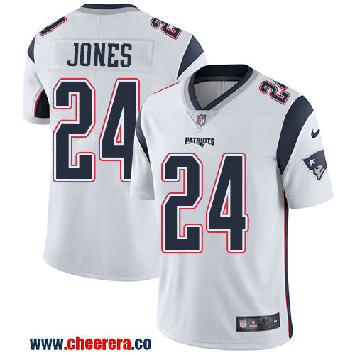 Nike Cyrus Jones New England Patriots white Vapor jersey