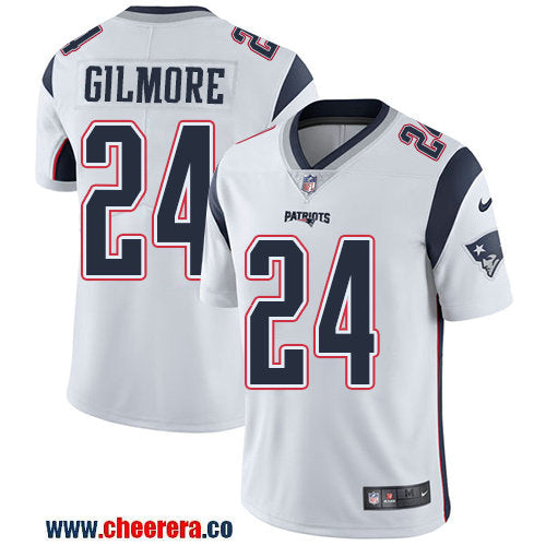 Nike Stephon Gilmore New England Patriots white Vapor jersey