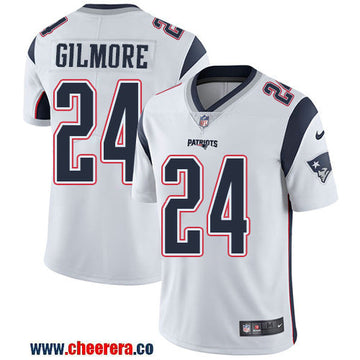 Nike Stephon Gilmore New England Patriots white Vapor jersey