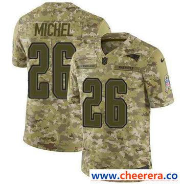 Nike Sony Michel New England Patriots camo Salute To Service jersey