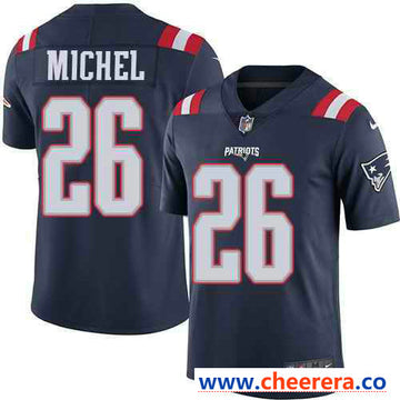 Nike Sony Michel New England Patriots navy Limited jersey