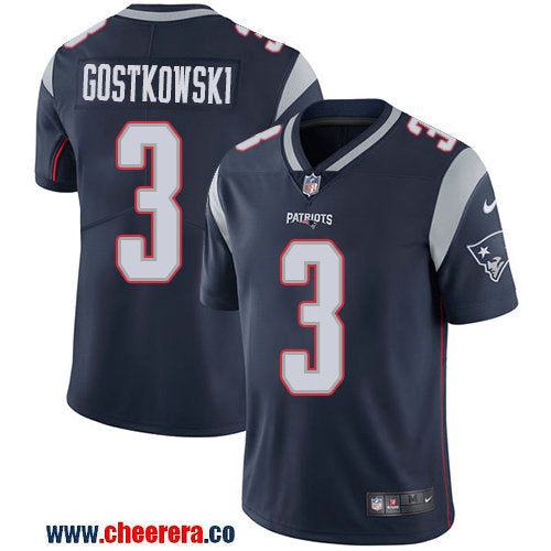 Nike Stephen Gostkowski New England Patriots navy Vapor jersey