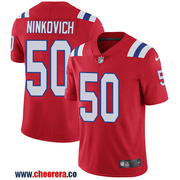 Nike Rob Ninkovich New England Patriots red Vapor jersey