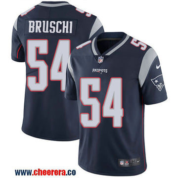 Nike Tedy Bruschi New England Patriots navy Vapor jersey