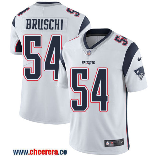 Nike Tedy Bruschi New England Patriots white Vapor jersey