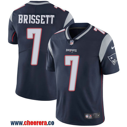 Nike Jacoby Brissett New England Patriots navy Vapor jersey