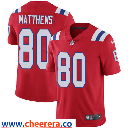 Nike Jordan Matthews New England Patriots red Vapor jersey