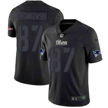 Nike Rob Gronkowski New England Patriots black Limited jersey