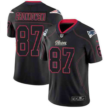 Nike Rob Gronkowski New England Patriots black Limited jersey