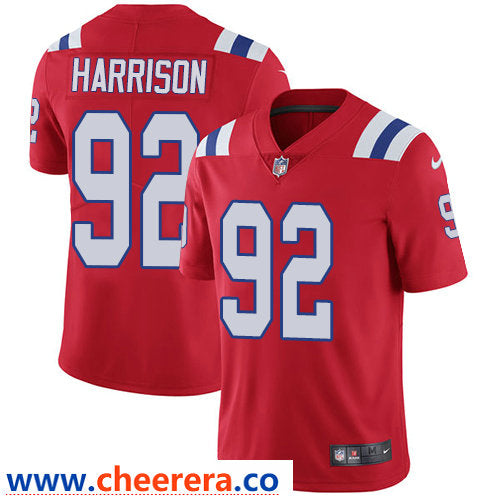 Nike James Harrison New England Patriots red Vapor jersey