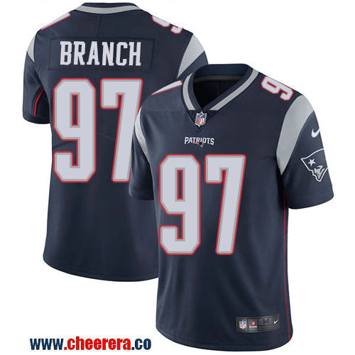 Nike Alan Branch New England Patriots navy Vapor jersey