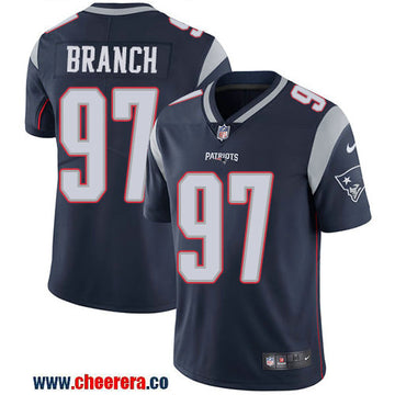 Nike Alan Branch New England Patriots navy Vapor jersey