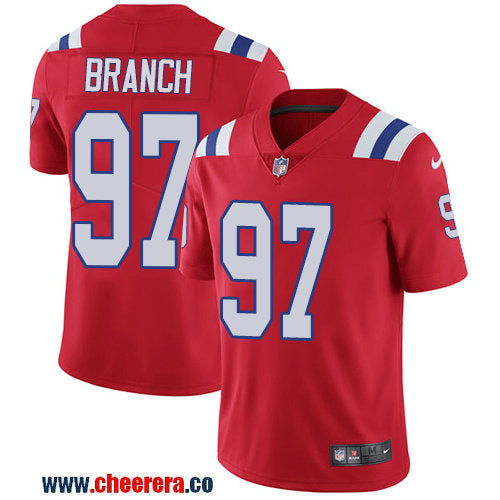 Nike Alan Branch New England Patriots red Vapor jersey