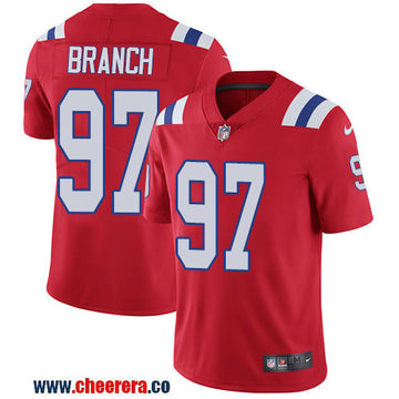 Nike Alan Branch New England Patriots red Vapor jersey