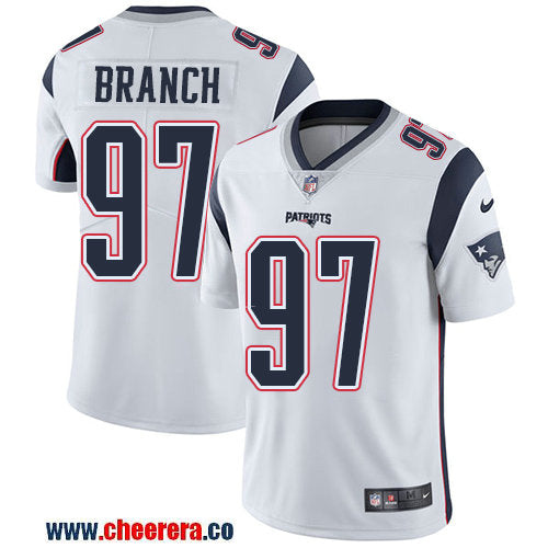 Nike Alan Branch New England Patriots white Vapor jersey