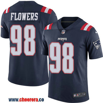 Nike Trey Flowers New England Patriots navy Limited jersey