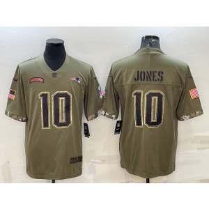 Nike New England Patriots olive Salute To Service jersey