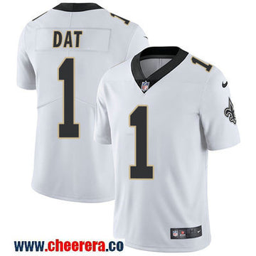 Nike Who Dat New Orleans Saints white Vapor jersey